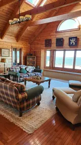 Ocean View and Sunset, Log Home - Image 2