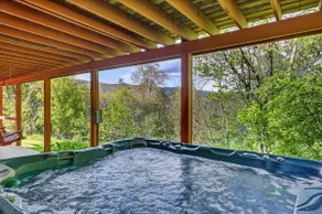 Lone Bear Cabin: EV, River Access, Mountain Views, Fireplace, Hot Tub - Image 5