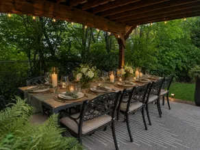 Swing Garden Retreat w/ Fire Pit & Pergola - Image 3