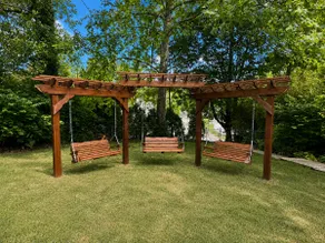 Swing Garden Retreat w/ Fire Pit & Pergola - Image 2