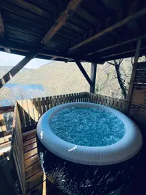 La Chenaie cabin & hot tub with panoramic views in Ain - Image 2