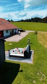 Vacation rental Zugspitzblick 300 sqm - outside sauna / hot tub - Image 5