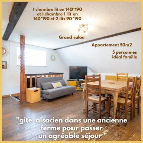 Gîte Rocher des Celtes 2 bedrooms 6 people. - Image 2