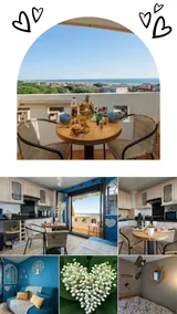 Cozy 2-bedroom apartment with 170° sea view, 300 m from the beach, 2–4 people - Image 2