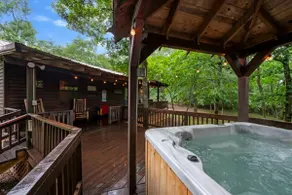 Red Fox Den | Hot Tub, Fire Pit, Creek & Pet-Friendly Broken Bow Cabin - Image 3