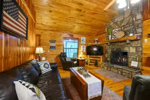 Red Fox Den | Hot Tub, Fire Pit, Creek & Pet-Friendly Broken Bow Cabin - Image 5