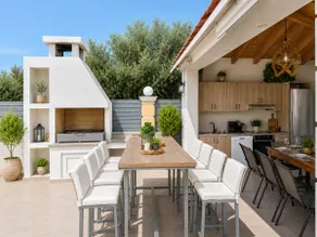 Nefeli Villa, 60m2 Private pool, Playground - Image 3