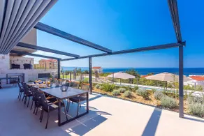 NY! Villa Diva med 7 soveværelser, opvarmet pool, sauna og sjov zone, havudsigt - Image 5