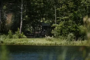 Pondside Cabin · Private Hot Tub & Fireplace - Image 5