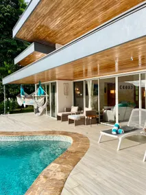 Partial Ocean View, Private Pool Villa Surrounded by Rain Forest and Waterfalls - Image 4