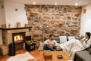 Romantisk plats med jacuzzi, fantastics bergsutsikt och öppen spis - Image 5