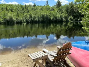 Rustic cabin on private pond and 7 acres! Woodstove, porch for wildlife viewing - Image 2