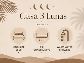 Beachfront - Private Floor, 4 Rooms - Casa 3 Lunas - Image 3