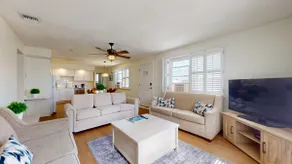 Spacious Beach Block Home: 3 Beds/2 Baths, Front Porch w/ Furniture Included - Image 2