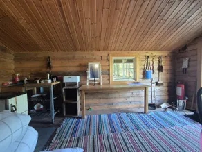 Log cabin in the woods 150 meters to lake, own boat - Image 4