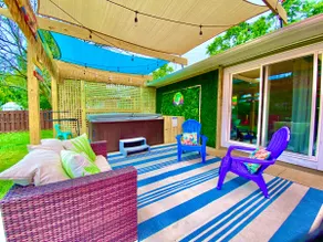 Time Traveler | Hot Tub, Arcade & Tiki Backyard - Image 5