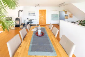 Plenty of space for groups, with a large combined living/dining/kitchen area - Image 2
