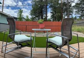 Bike&HikeHouse byTrails/ Forest KingBed & Backyard - Image 3