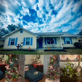 Lake view 6 bed retreat with Cherry Glamper & deck - Image 2