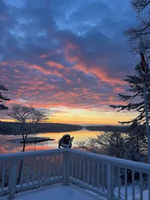 Eagles & Hot Tub on the Water | Bath, Maine Home - Image 2
