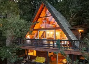 Mountain A-Frame | Hot Tub+Views | 95 Min from LA - Image 2