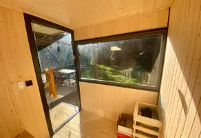 Cozy Cabin with hot tub, Sauna& outdoor kitchen! - Image 5