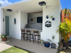 Malecon Beach House with beautiful backyard. Steps from the Caribbean ocean. - Image 4
