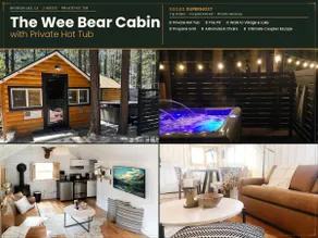 The Wee Bear Cabin ~ |2| Private Getaway + Hot Tub - Image 5