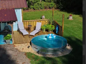 Quiet Couples' Retreat, Stock Tank Pool, Nature - Image 2
