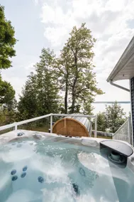 Lakefront Retreat w/ Hot Tub & Sauna | 4-Season - Image 2