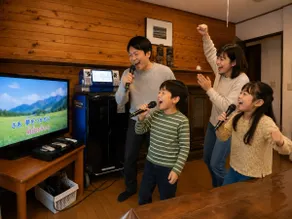 BBQ on the deck in the forest and karaoke at night.A private rental villa near Shika-no-Yu, where families and friends can all enjoy a relaxing stay. - Image 4