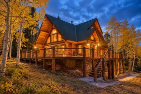 A Creek Runs Through It Luxury Log Home WOW VIEWS! - Image 2
