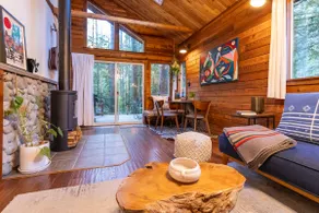 Cedar Cabin nestled in Glacier Springs with Sauna - Image 2