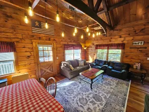 Lazy Moose Log Cabin w/ hot tub, fireplace & lake - Image 5