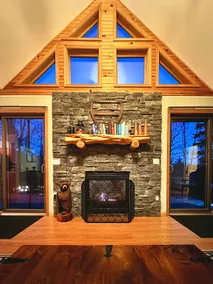 Hunter Mountain Cozy Log Chalet With Hot Tub! - Image 2