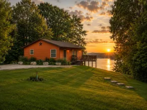 The Sunset River View- hot tub, fireplace Romantic - Image 3