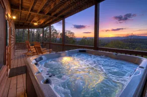 Amazing View - Mineral Bluff, GA - Take in Sweeping Mountain Views, Soak in the Hot Tub, Rack Up a G - Image 2