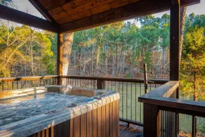 Spacious Hochatown Cabin | Fishing Pond + Hot tub - Image 4
