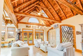 Rustic 3BR | Fireplace | Deck | Firepit | W/D - Image 3