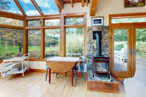 Rustic 3BR | Fireplace | Deck | Firepit | W/D - Image 5
