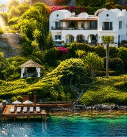 Seafront Estate with Private Pier, Pool & Hammam - Image 3