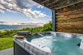 Cabin in Smoky Mountains, Views, Fire Pit, Hot Tub - Image 3