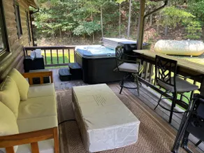 New Hot Tub - Sweet Pines Cabin Sleeps Up To 8 - Image 2