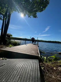 Lakefront Pocono Retreat| Fireplace & Views - Image 5