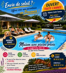 GITE AUX 4 SAISONS DU COLORADO PROVENÇAL - 3 ÉTOILES - Rustrel - Image 3