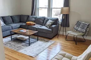 Modern Quiet 1BR Fenced Yard + Office DT Moline - Image 3