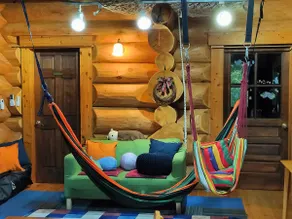 Enjoy nature at an authentic Canadian log house (dream log cabin) that blends in with nature! - Image 3