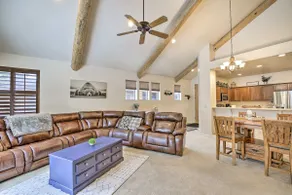 Deck & Game Room: Spacious Pinetop Cabin! - Image 4