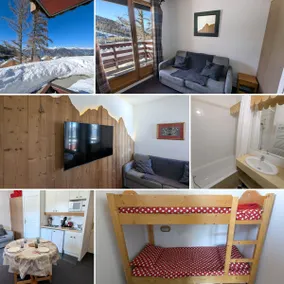 Le Nid Rouge Risoul Balcony & View Ski 100 m - Image 2