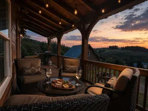 Luxury Log Cabin with Copper Tub - Image 4